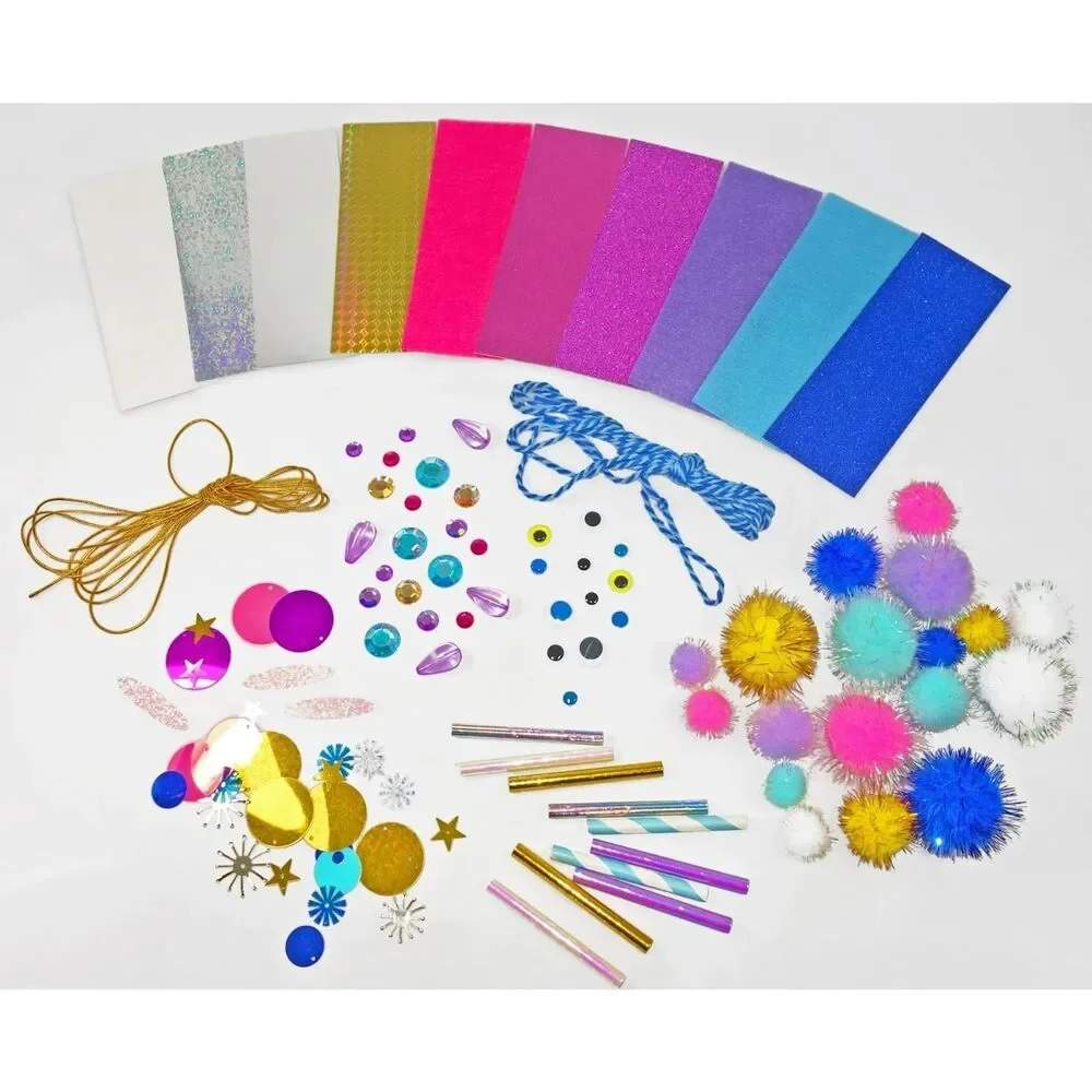 Smarts & Crafts Fairy Tale Craft Kit, 200+ Pieces, for Children 6 years up NWT